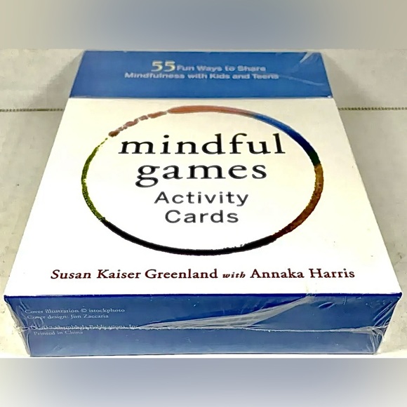 NEW Mindful Games Activity Cards: 55 Fun Ways to Share Mindfulness w/ Kids Teens - Picture 2 of 4